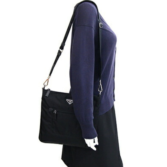 PRADA Black Leather Shoulder Bag - Picture 9 of 9